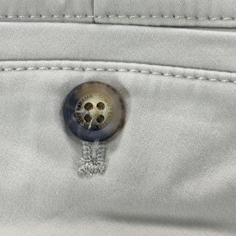 Tommy Bahama Chino Shorts Women Size 10 Beige Khaki Cotton Blend Stretch
